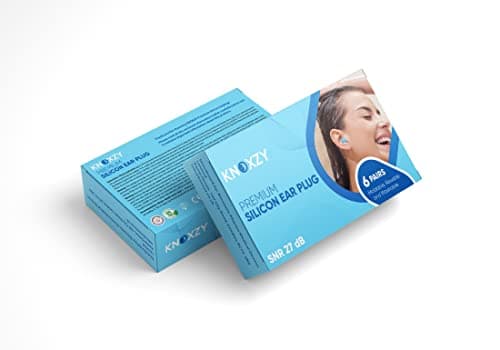 Knoxzy Silicone Ear Plugs for Sleeping Re-Usable Waterproof Noise Cancelling Premium Moldable Ear Plugs for Sleeping, Travelling, Studying Noise Reduction — view 4