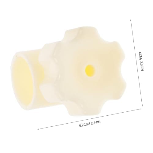 HONMEET Parasol Hole Plug White Plastic Umbrella Stand Base Connector — view 2