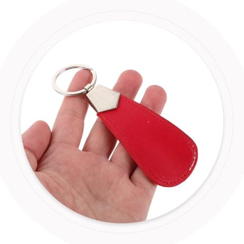 VILLCASE Portable Metal Shoe Horn Keychain for Seniors Lightweight Travel Shoe Spoon Compact Easy to Carry for Daily Use — view 4