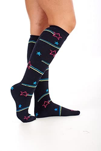 Soxy Ladies Design Wellington Boot Socks - 5 Pack - Women's Welly Socks - Festival Walking Hiking Thermal Socks - Assorted Patterns - UK Shoe Size 4-6 — view 4