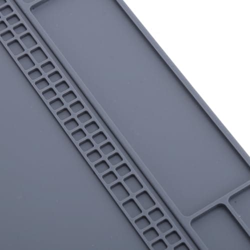 Silicone Soldering and Repair Mat, Heat Resistant Antistatic Electronics Work Mat, 35x25cm Watch Repair Work Mat, Non Slip Workbench Mat Work Station Pad for Cell Phone Computer and Laptop Repair — view 5