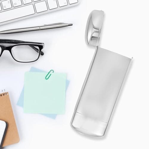 WOFASHPURET Glasses Case Sunglasses Travel Organizer Portable Makeup Case Shockproof Eyeglass Case Reading Glass Case Sunglasses Travel Case Pocket Eyewear Holder Earphone Metal Aluminum — view 6