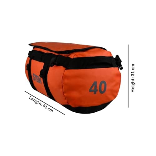 Heavy Duty Kit Bag 40L Yellow – PVC Tarpaulin Water-Repellent Holdall for Professional Work & Travel – STEIN Metro — view 4