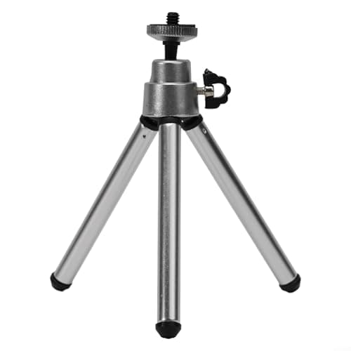 Lightweight Pocket Tripod 14.5cm Hard Plastic(Silver Gray)