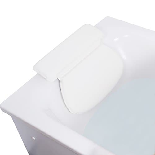 Relux Premium Waterproof Bath Pillow Cushion with Non-Slip Suction Cups Ergonomic Home Spa Headrest — view 6