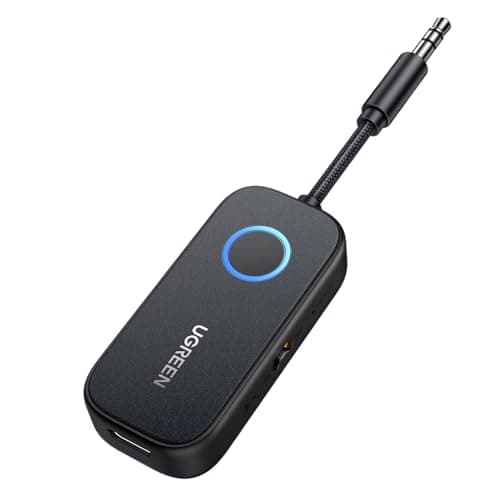 UGREEN Bluetooth 5.3 Transmitter Receiver, 2-in-1 Aux, Dual Connection, 28H