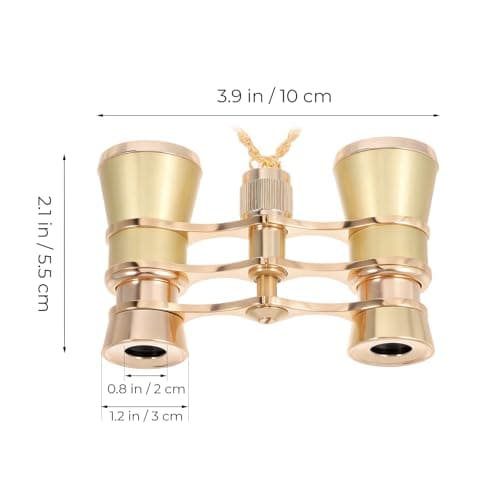 PartyKindom Opera Glasses Vintage Binoculars for Theatre Concerts Travel — view 3