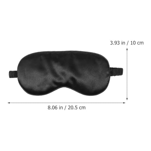 Silk 3pcs Eye Mask Set Sleep with Hair Rope and Storage Bag — view 2