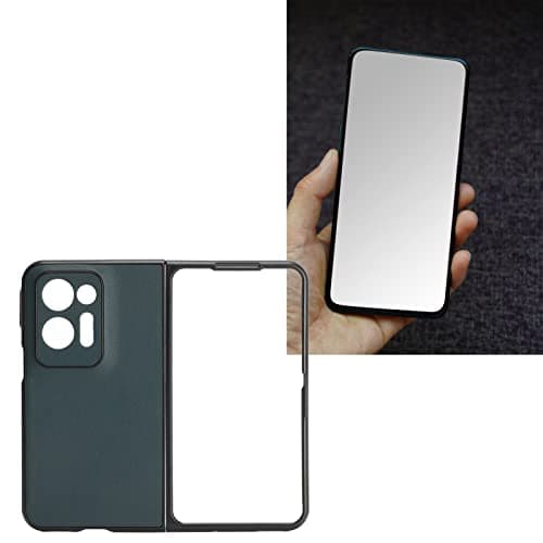 Aramox Genuine Leather Phone Case for Find N2, Slim Shockproof (Green) — view 5