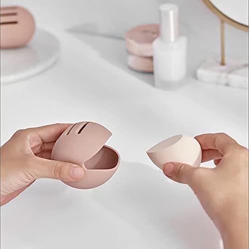 1 Piece Makeup Sponge Holder Silicone Beauty Sponge Blender Case Travel — view 6