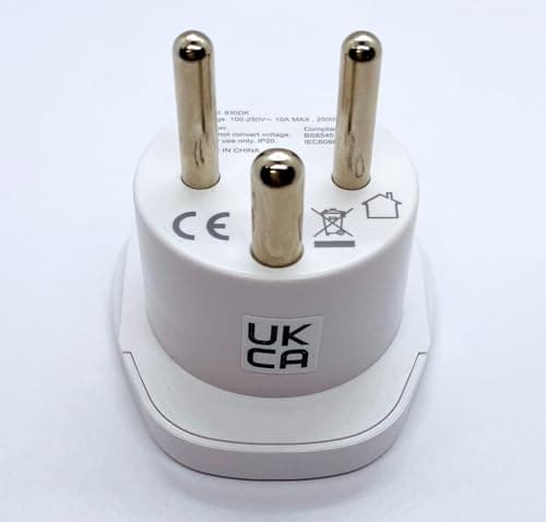Denmark Travel Adapter Type K Plug – Keple Denmark & Greenland Adaptor for UK, US, EU, AU and Worldwide Devices | 3-Pin Danish Socket Power Adapter for Travel and Business Use — view 5