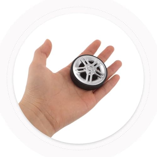 PACKOVE 4pcs Suitcase Wheel Repair Kit with Rubber Universal Compatibility and 360 Degree Swivel Functionality, for Luggage Replacement and Smooth Travel at Train Stations — view 4