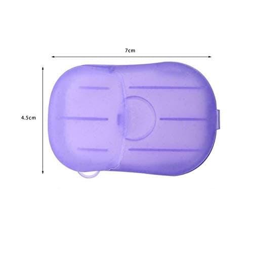 Barato 5 Boxes Portable Travel Soap Sheets, Disposable Hand Washing Paper Soap for Home Travel Camping Hiking and Outdoor Activities,Easy to Clean Mini Soap Paper — view 3