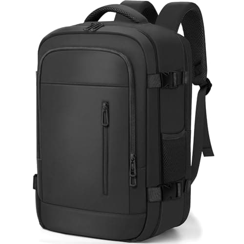 OTAHGK Cabin Bags 40×30×20 for Ryanair Underseat Carry-ons Travel Backpack Hand Luggage Bag Flight Rucksack Casual Daypack School Office Backpack Fit 14 Inch Laptop with USB Charging Port-Black