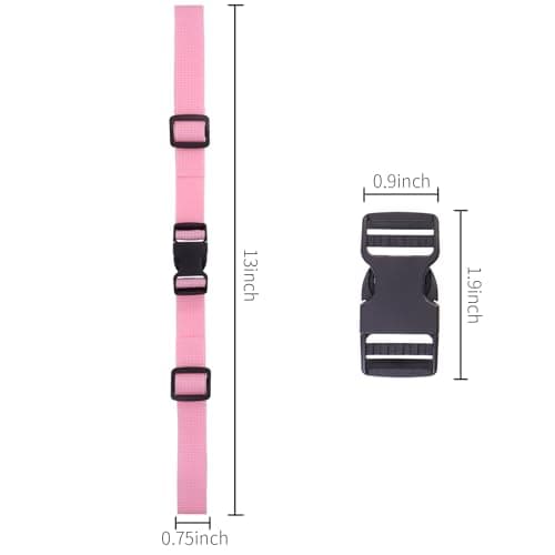 Bettli Adjustable Chest Strap Backpack with Quick Release Buckle for Kids Hiking and Jogging (Pink) — view 2
