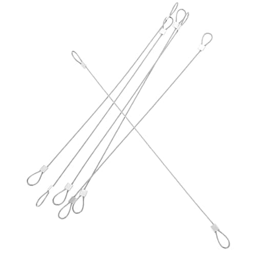 Lurrose Stainless Steel Wire Tethers for 6 Pcs Action Camera Accessories