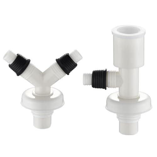 drburpily Universal Floor Drain Pipe Drain Tee Adapter Wear-Resistant Anti-Aging Universal Type Anti-Aging Odor Proof Floor, Style D — view 6