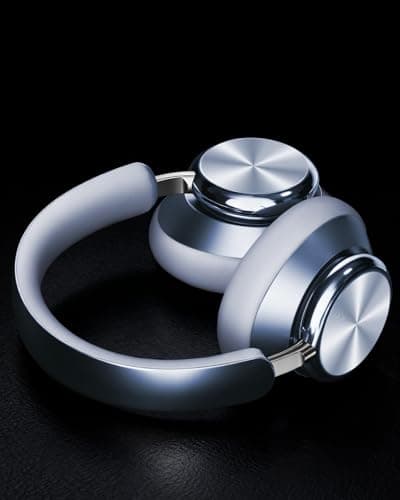 Wentronic Y03 Bluetooth Headphones Wireless Active Noise Cancelling Over Ear Headphones 48 Hours Playtime 6 EQ Music Mode High Sound Quality Headphones with Soft Ear Cushion - Blue — view 5