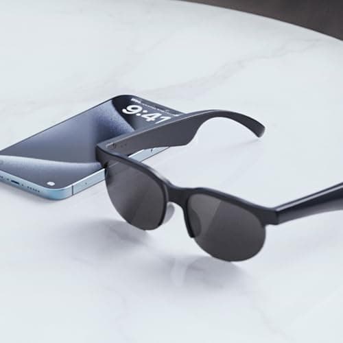 SENECESLI Ai Translator Glasses, Translator Smart Glasses, Bluetooth Sunglasses, Supports 140 Languages for Traveling, Call & Music — view 2