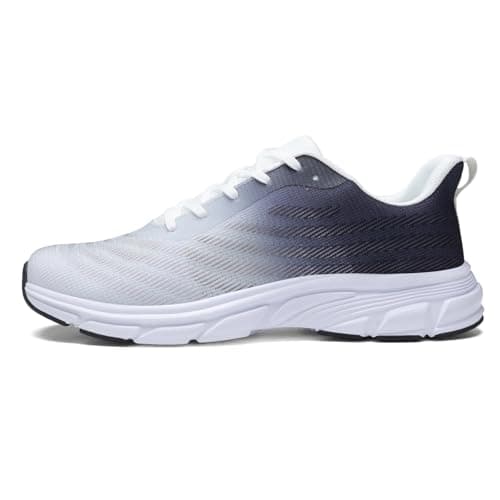 RTOUNT Mens Trainers Men Breathable Casual Walking Shoes for Gym Travel — view 3