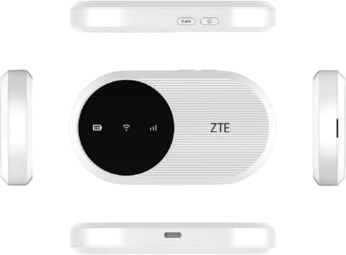 ZTE U10, Wi-FI 6/4G LTE Mobile Wi-FI, Portable Access Point Unlocked Low Cost Connects to 32 Devices, 2000mAh Battery, Built-in Antenna for Improved Speeds, — view 2