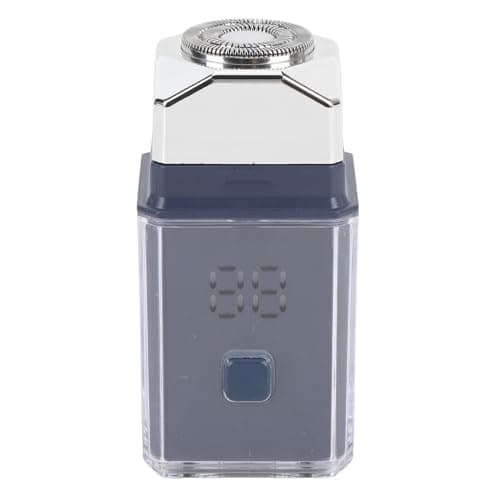 SIXRUN Travel Beard Trimmer, IPX7 Water Resistant Type-C (Blue)