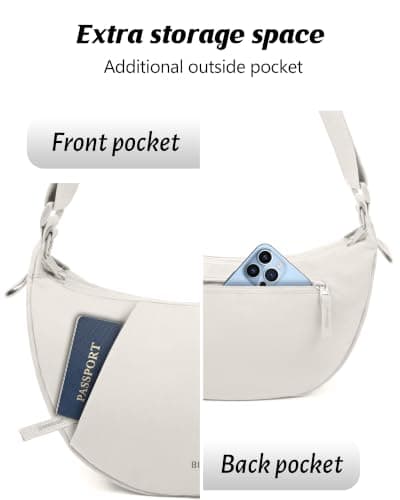Crossbody Bag for Women Anti-theft Crescent Shoulder Bag Purse Hobo Bag — view 6