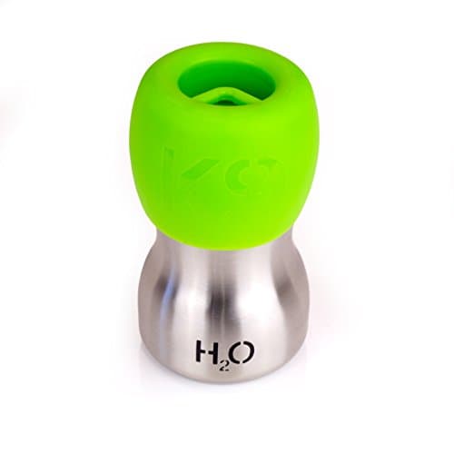 H2O4K9 Dog Water Bottle with Travel Bowl 270 ml, Lime Green — view 2