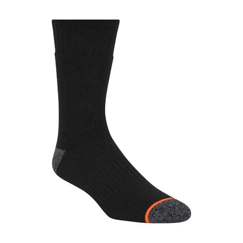 Weatherproof Men's 5 Pack Thermal Crew Socks, Forest Green/Black/Steel Grey, 9-13 UK — view 3