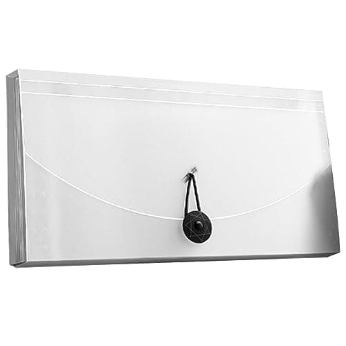 Accordion File Folder 13 Pockets Expanding File for Professional (Clear) — view 6