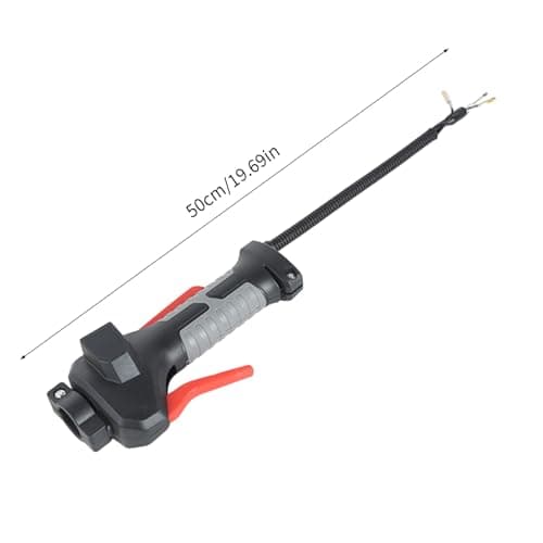 Lawnmower Switching Throttle Cable Handle on Off Switching Multi Tool Garden Brush Cutter Clamp Gardening Rubber Coated Short Cable — view 3