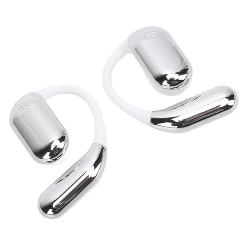 POENVFPO 3 in 1 Wireless Headphones with Voice Translator, IPX6, for Business Travel (Silver) — view 5