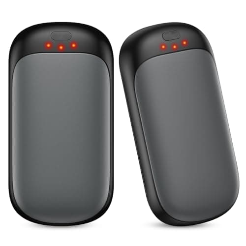 gabless Hand Warmers Rechargeable 2 Pack, Electric Handwarmers Portable Hand Warmer Reusable with 3 Levels Heat USB Pocket Warmer, Great Warm Gifts for Men Women Outdoor Camping Golf