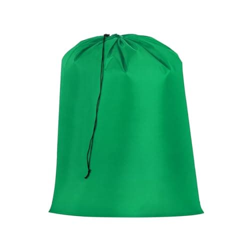 sourcing map Laundry Bag with Drawstring Closure 27"x22" Green