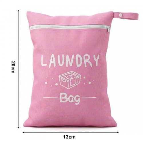 Merzio 3 Pcs Large Travel Laundry Bags with Zipper, Dirty Clothes Wash Bag Organiser for Home Trave Gym Camping Swimming Pool Dormitory — view 2
