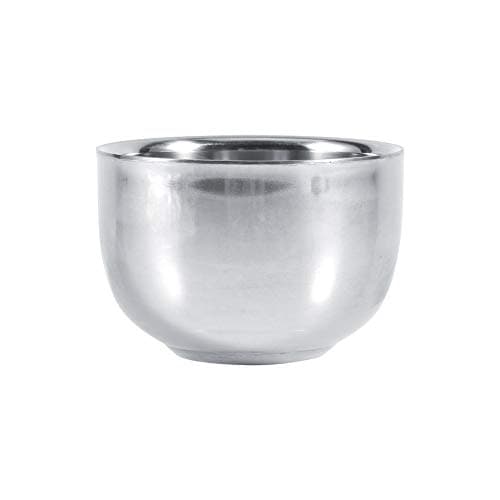 Fabater Stainless Steel Shaving Bowl, Rust-Resistant Beard Soap Mug