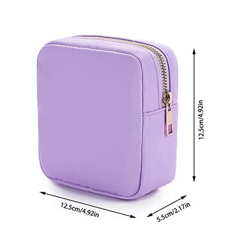 Travel Toddler Car Seat Travel Travel Cosmetic Bag Storage Bag Fashion Simple Solid Color Nylon Wash Bag Large Capacity Tech Organizer Travel (Mint Green, One Size) — view 5