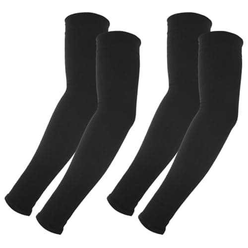 YUXIANLB 2 Pairs UV Sun Protection Arm Sleeves for Men and Women, Outdoor Sport Cooling Arm Compression Sleeves, Tatto Cover Up Sleeves for Men, Gardening Sleeve