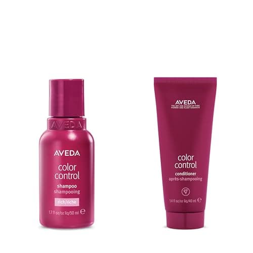 Aveda Color Control Rich Shampoo & Conditioner Duo | Protects Colour-Treated Hair | Fights Colour Fading | Silicone Free | for Medium to Thick Hair | 97%+ Naturally Derived* | Travel Size