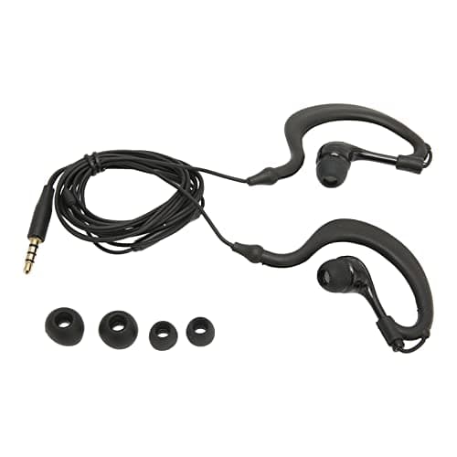 Wakects Over Ear Wired Earbuds, Noise Canceling 3.5mm