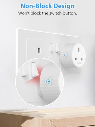 EIGHTREE Smart Plug with Energy Monitoring and Cost Estimation, 13A, 2.4GHz — view 5
