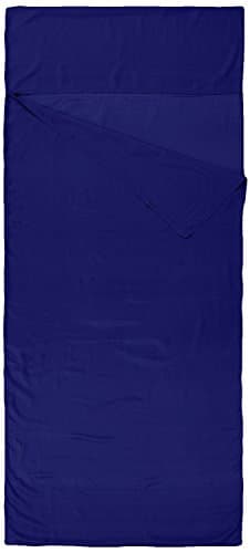 Nod-Shop 100% Pure Silk Sleeping Bag Liner - Ultralight just 110 grams (Navy) — view 2