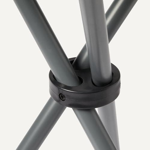 Amazon Basics Camping Stool, Collapsible, Black — view 4