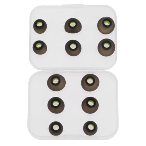 BCOATH 12Pcs Silicone in-Ear Plugs, Sound Insulation and Comfortable Fit, with Storage Box, Reusable Headphone Caps for Sleep, Travel and Noise Reduction