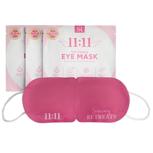 Sensory Retreats 11:11 Self-Heating Eye Mask - Rose & Oud - 3 Pack
