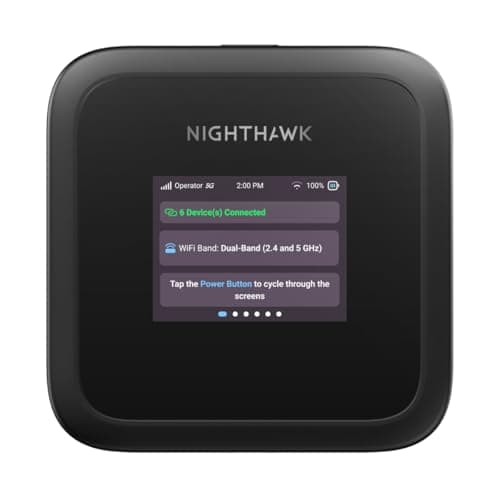 NETGEAR Nighthawk M3 5G Portable WiFi Router, WiFi 6, Up to 3.6 Gbps