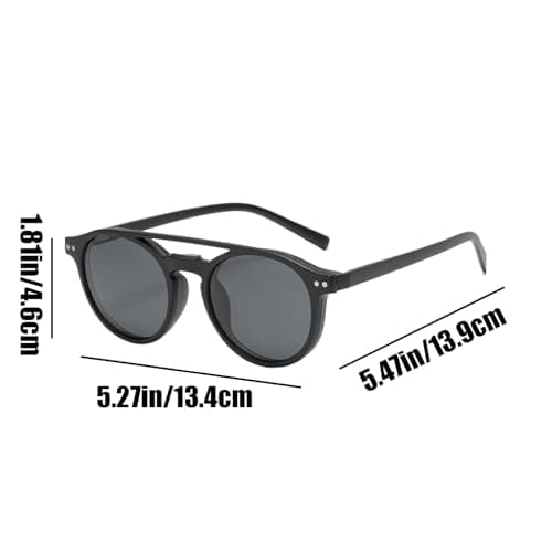 Zestivra Polarized Magnet Shades – Retro UV Block Eyewear | Sun Protection Glasses with Magnetic Frame for Night Driving Outdoor Travel Men Women Eye Comfort Style — view 6