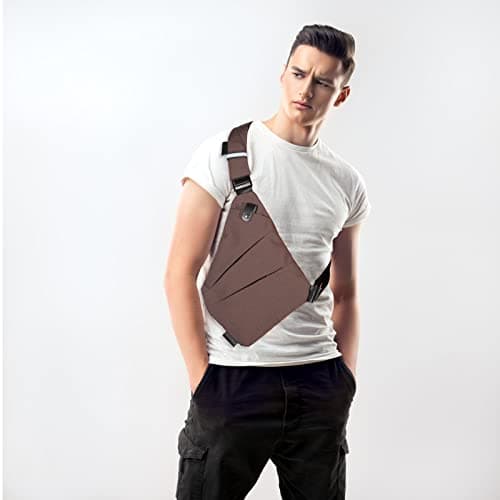 Ovecat Unisex Anti Theft Sash Sling Crossbody Bag — view 3