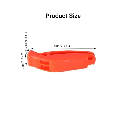 Fizzix 2-Pack High-Decibel Survival Whistles with Reflective Lanyard – Essential Safety Gear for Hiking and Emergencies — view 2