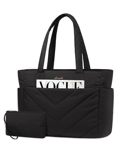 LOVEVOOK Tote Bags for Women, 15.6 Inch Work Handbag Large Totes Bag
